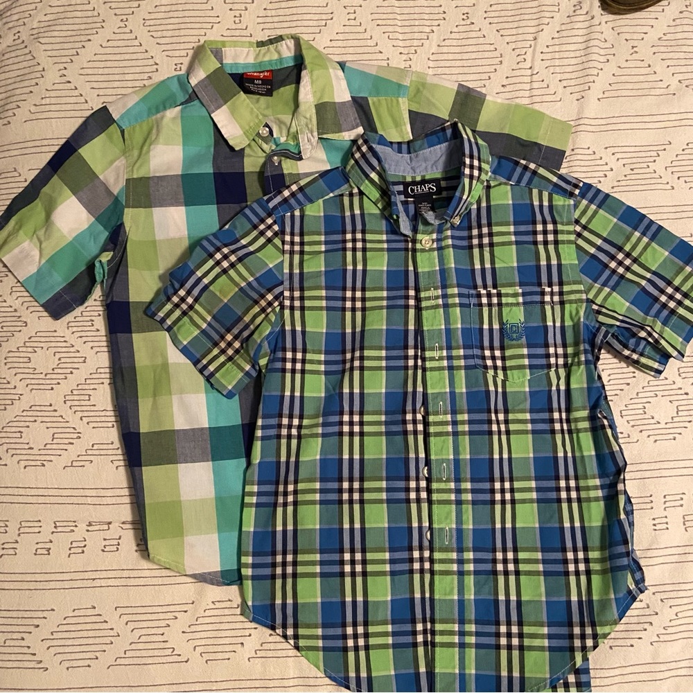 Set of Two Boys Shirts Size 8